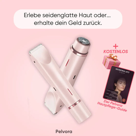 Pelvora Glide™ 2-in-1 Intimrasierer