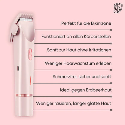 Pelvora Glide™ 2-in-1 Intimrasierer