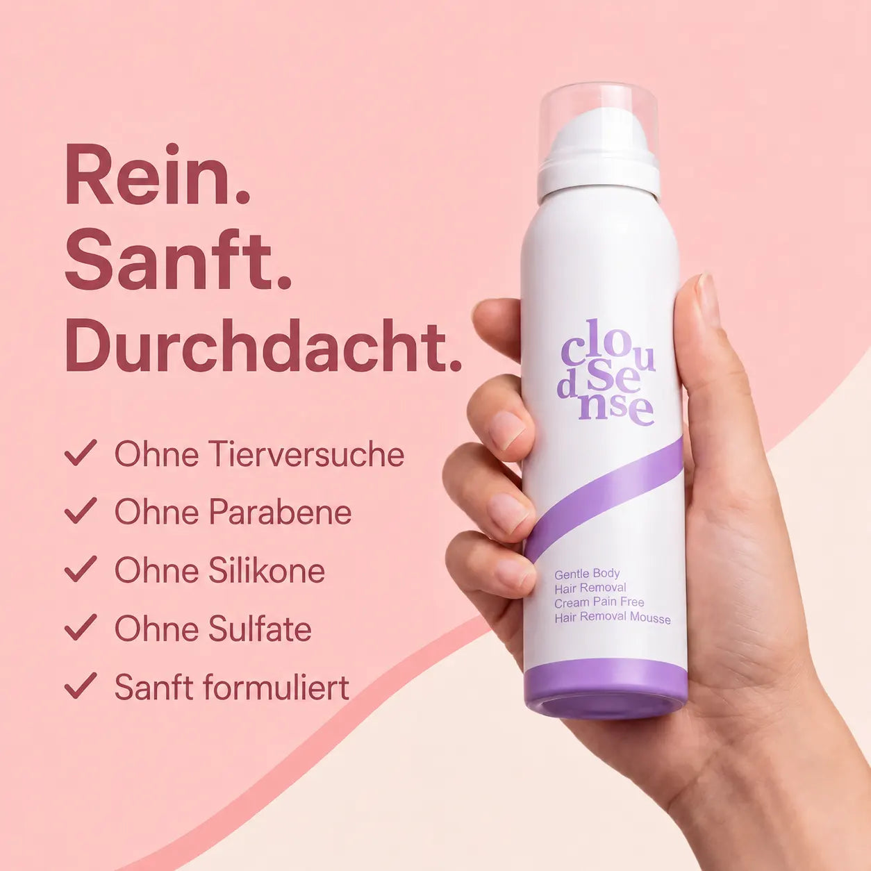 Pelvora Silk - Schmerzfreies Enthaarungsspray für die Intimzone